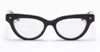 Valentino V-essential Ii Cat-eye Glasses In Shiny Black