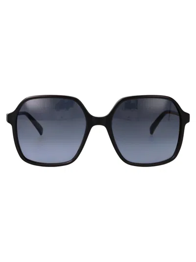 Valentino Garavani Grey Grey Blue Acetate Sunglasses