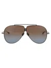 Valentino Garavani Blak Rhodium Titanium Sunglasses