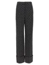 Valentino Printed Supergran Pant In White/black