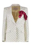 Valentino Garavani Supergran Plusdepois Print Jacket In Green