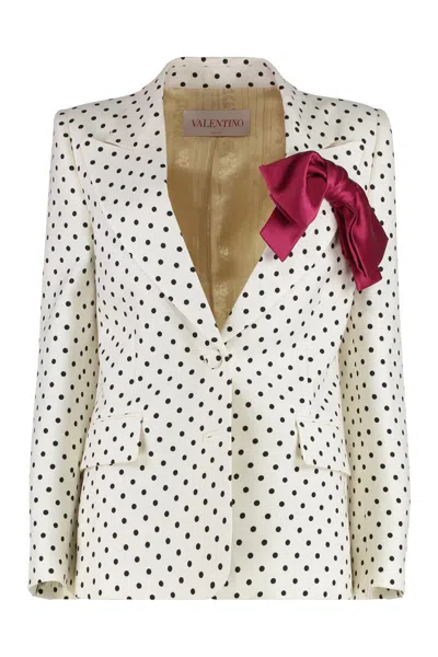 Valentino Garavani Supergran Plusdepois Print Jacket In Green