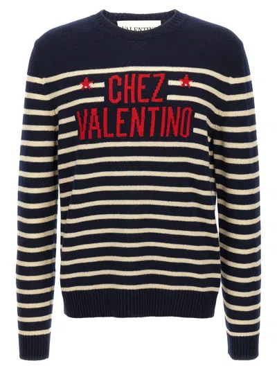 Valentino Garavani Sweater In Blue