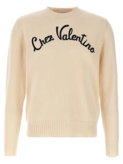 Valentino Garavani Sweater In Cream