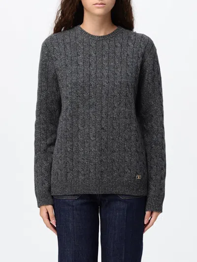 Valentino Garavani Sweater Woman Color Grey In Gray