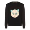 Valentino Garavani Sweater With Le Chat De La Maison Patch In Black