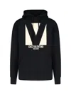 Valentino Chez Hooded Sweatshirt In Black