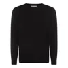 Valentino Garavani Man Sweater Black Size L Virgin Wool In Black