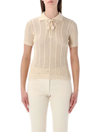 Valentino Garavani Sweaters Beige In Sand