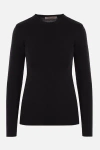 Valentino Open-back Knitted Top In Black