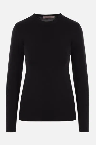 Valentino Garavani Sweaters In Black