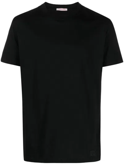 Valentino Toile Iconographe-motif Cotton T-shirt In Black