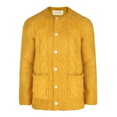 Valentino Garavani Sweaters In Yellow