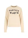 Valentino Graphic Print Cotton Sweatshirt With Raglan Sleeves In Neutral