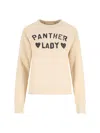 Valentino Graphic Print Cotton Sweatshirt With Raglan Sleeves In Neutral