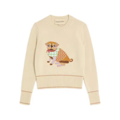 Valentino Garavani Sweaters In Neutral