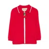 Valentino Cherry Embellished Knitted Top In Red