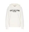 Valentino Hooded Knitwear With Pocket And Cuffs In White