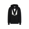 Valentino Chez Hooded Sweatshirt In Black