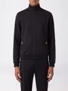 Valentino Garavani Turtleneck Zip Polyester Sweatshirt In Black