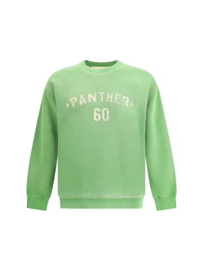 Valentino Cotton S Graphic Print Sweater In Green