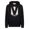 Valentino Chez Hooded Sweatshirt In Black