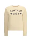 Valentino Garavani  Garavani 'panther Lady' Sweatshirt In Brown