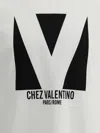 Valentino Mens Avorio Logo-print Crew-neck Cotton-jersey T-shirt