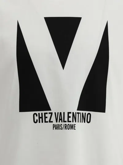 VALENTINO VALENTINO GARAVANI WHITE COTTON T-SHIRT