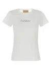 Valentino Cotton Crew Neck T-shirt With Short Sleeves In White