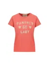 Valentino Panther Lady Graphic Print Crew Neck T-shirt
