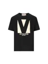 Valentino Crew Neck Short Sleeves T-shirts In Black