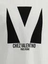 Valentino Mens Avorio Logo-print Crew-neck Cotton-jersey T-shirt In Beige