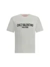 Valentino Cotton Crew Neck T-shirt With Graphic Print In White