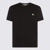 Valentino T-shirt With Signature Vlogo In Black
