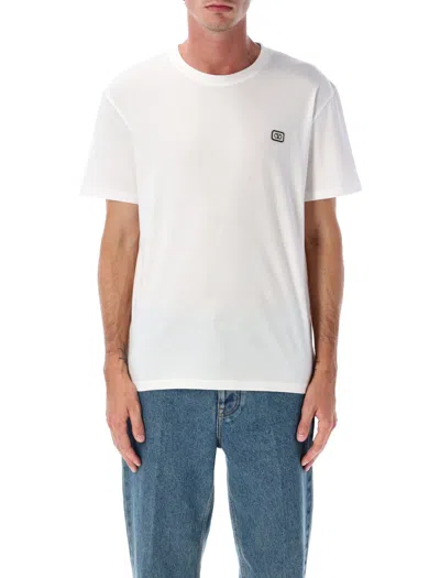 Garavani Cotton T-shirt With Vlogo Patch In White from VALENTINO