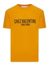 Valentino Cotton T-shirt With Chez Print