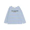 Valentino Chez Logo Long-sleeved Stripe T-shirt