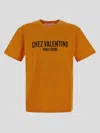 Valentino Cotton T-shirt With Chez Print
