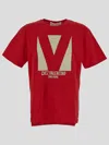 Valentino Crewneck Graphic Print T-shirt Logo