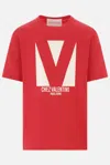 Valentino Crewneck Graphic Print T-shirt Logo