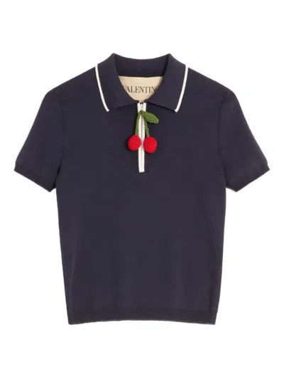 Valentino Garavani T-shirts And Polos In Black
