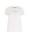 Valentino Cotton Crew Neck T-shirt With Short Sleeves