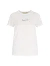 Valentino Cotton Crew Neck T-shirt With Short Sleeves