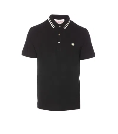 Valentino Garavani T-shirts And Polos In Black