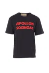 Valentino Garavani Printed Cotton T-shirt In Black