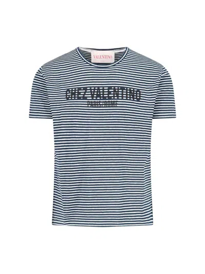 Valentino Garavani T-shirts And Polos In Blue