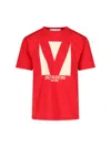 Valentino T-shirt Logo In Red