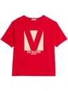 Valentino Garavani Man T-shirt Red Size M Cotton In Red
