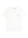 Valentino Garavani Cotton T-shirt With Vlogo Patch In White